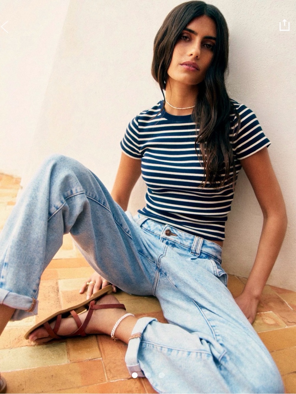 Sezane Light Blue Boyfriend Jeans